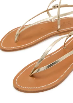 Abako metallic leather sandals