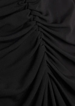 Acacia draped jersey maxi dress