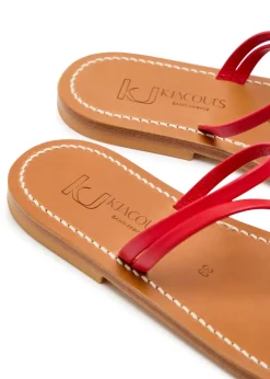 Actium leather sandals