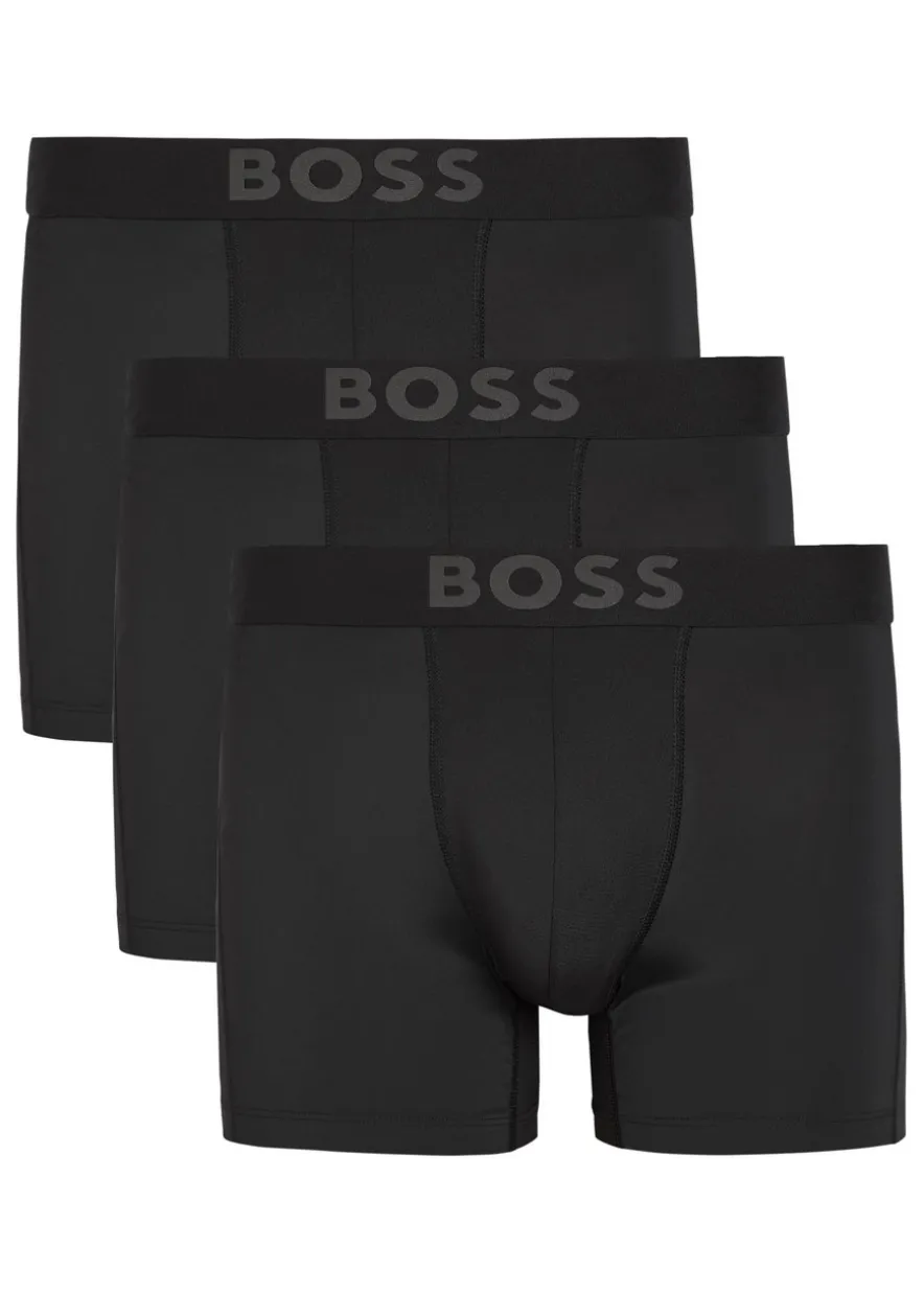 Active stretch-jersey boxer briefs - set of three