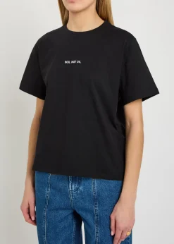 Adria embroidered cotton T-shirt
