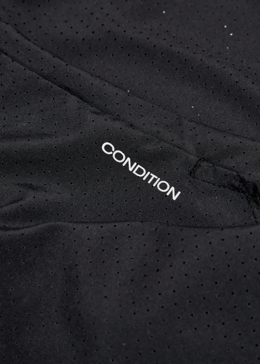 Aero perforated stretch-jersey shorts
