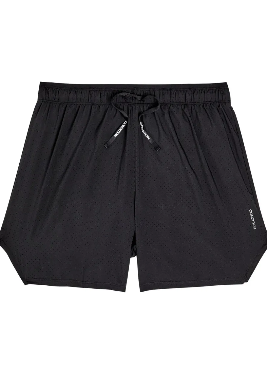 Aero perforated stretch-jersey shorts