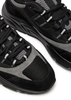 Aero Runner panelled mesh sneakers