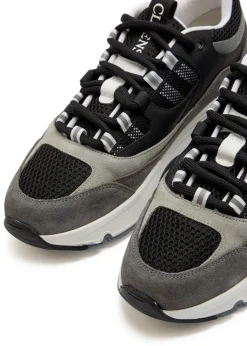 Aero Runner panelled mesh sneakers
