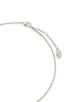 Agantha Bas Relief pavé necklace