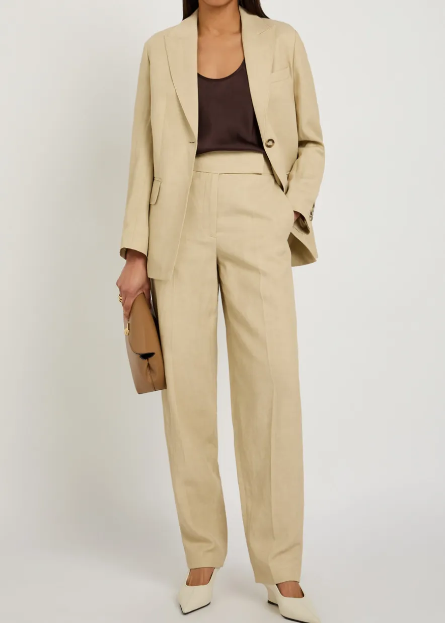 Aix tapered-leg woven trousers