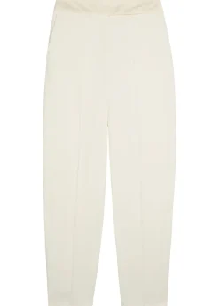 Aix tapered stretch-crepe trousers
