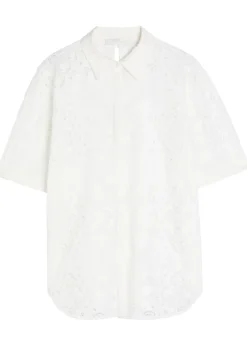 Akari lace and embroidered shirt