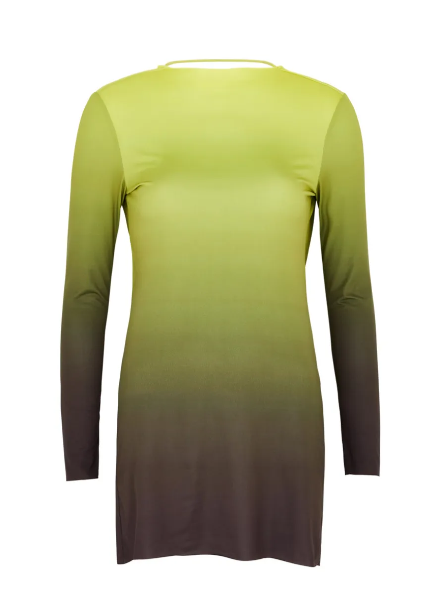 Alba ombré jersey mini dress