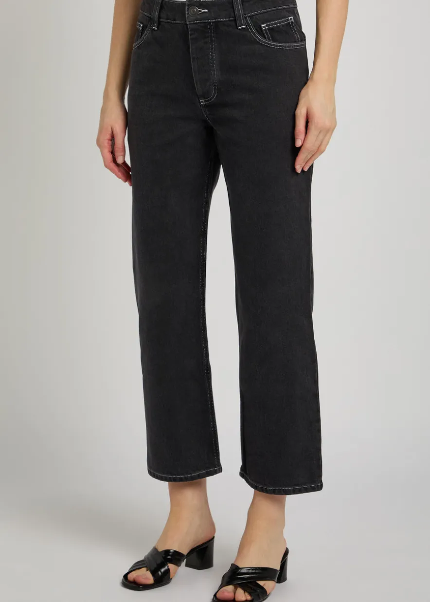 Alec cropped straight-leg jeans