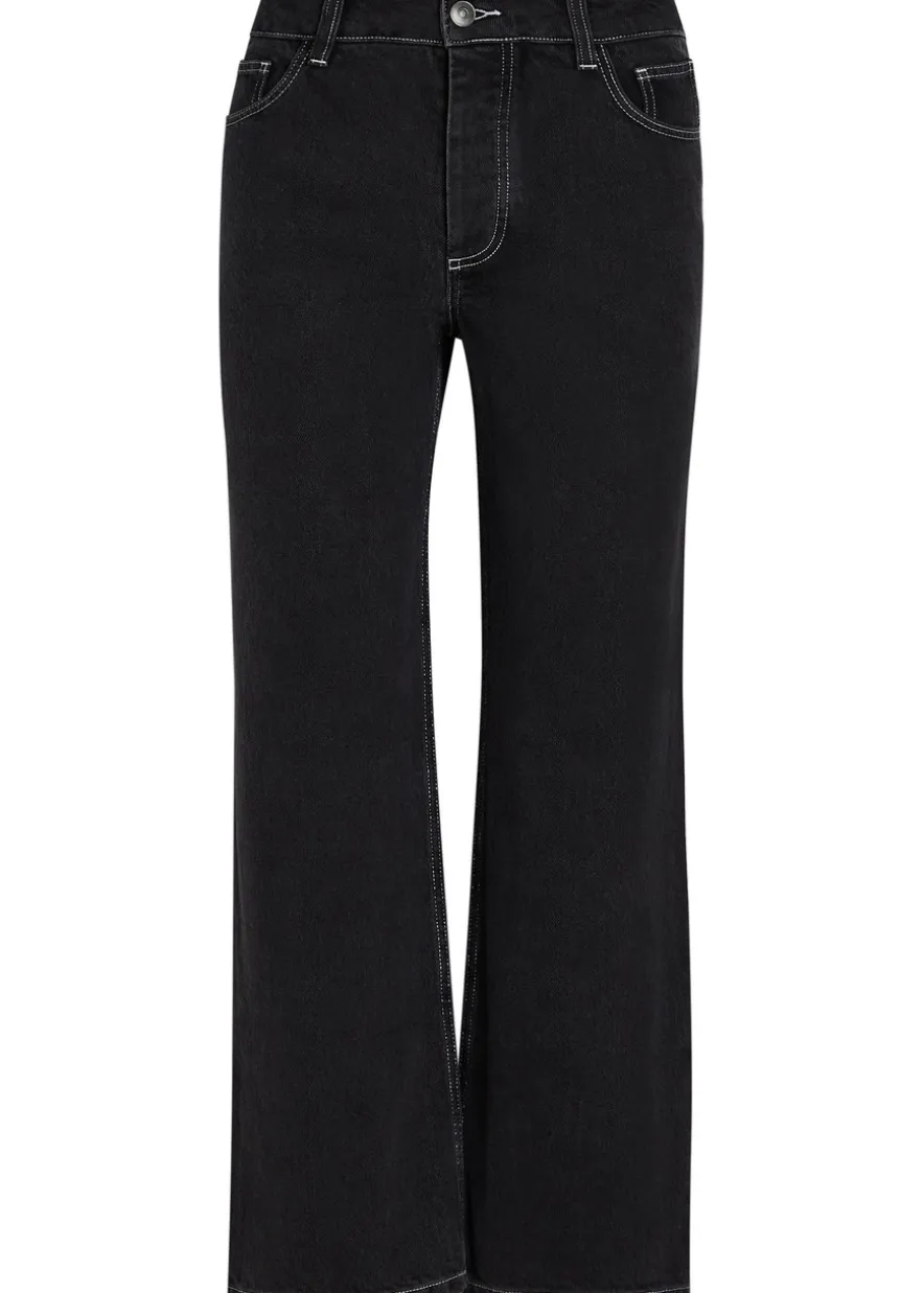 Alec cropped straight-leg jeans