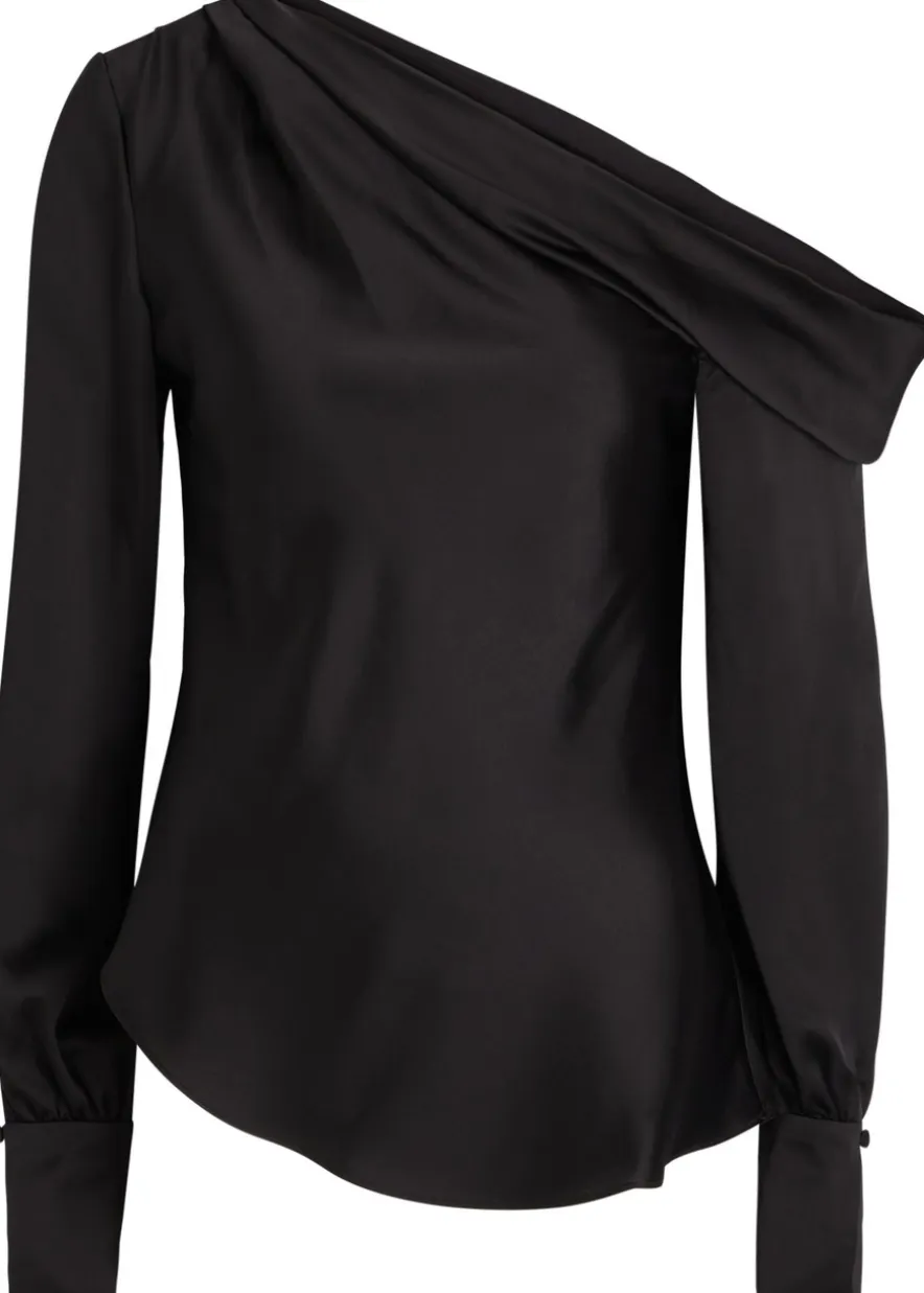 Alice draped satin top