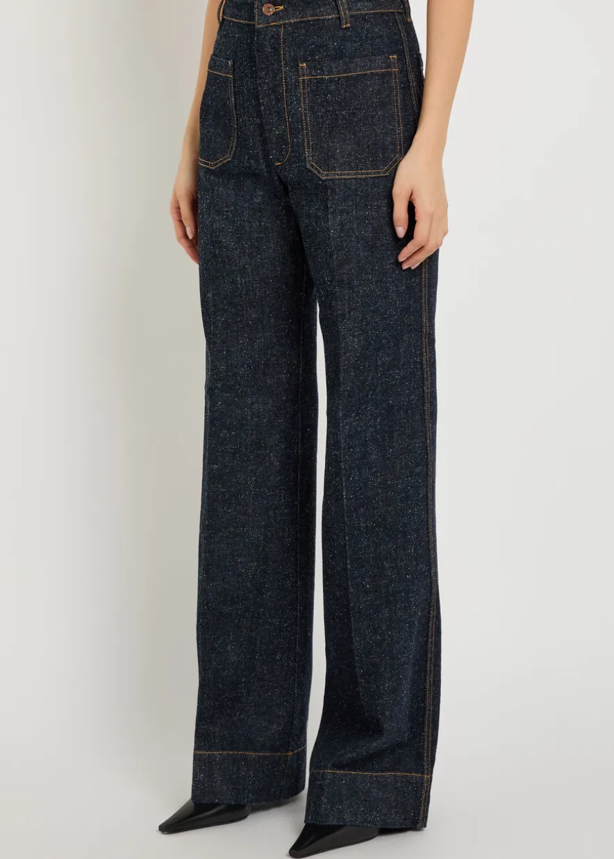 Alina flared-leg jeans