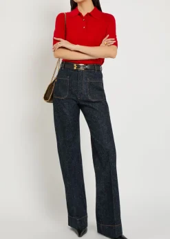 Alina flared-leg jeans