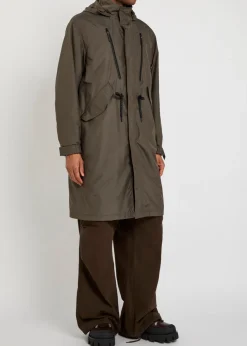 Alisa hooded shell parka coat
