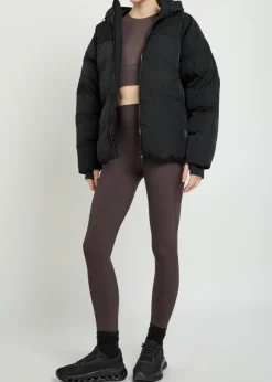 All-Day padded hooded nylon jacket