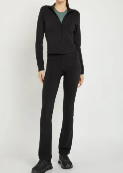 All The Feels zip up stretch-jersey top