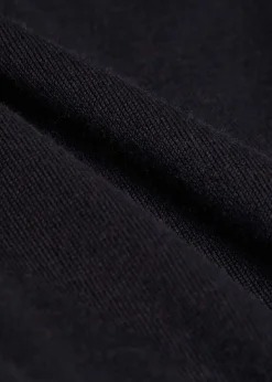ALLUDE POLO LS KNIT_66340_BLAC