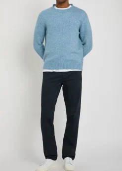 Alvin straight-leg stretch-cotton trousers