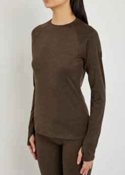 Always Warm stretch-jersey top