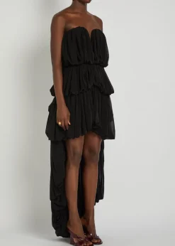 Aly gathered tissue jersey mini dress