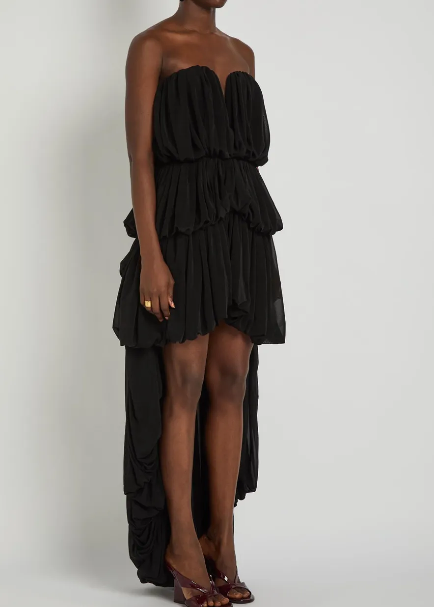 Aly gathered tissue jersey mini dress