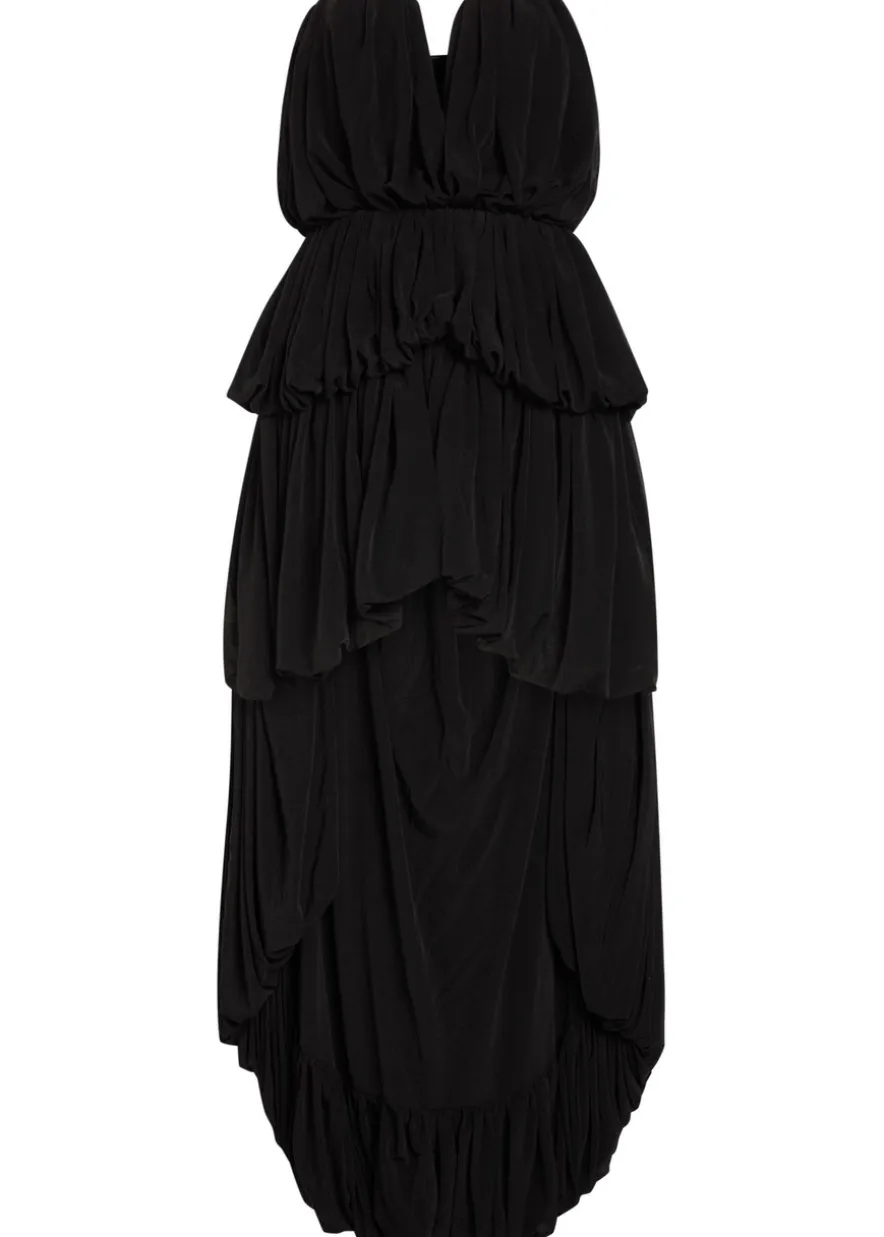 Aly gathered tissue jersey mini dress