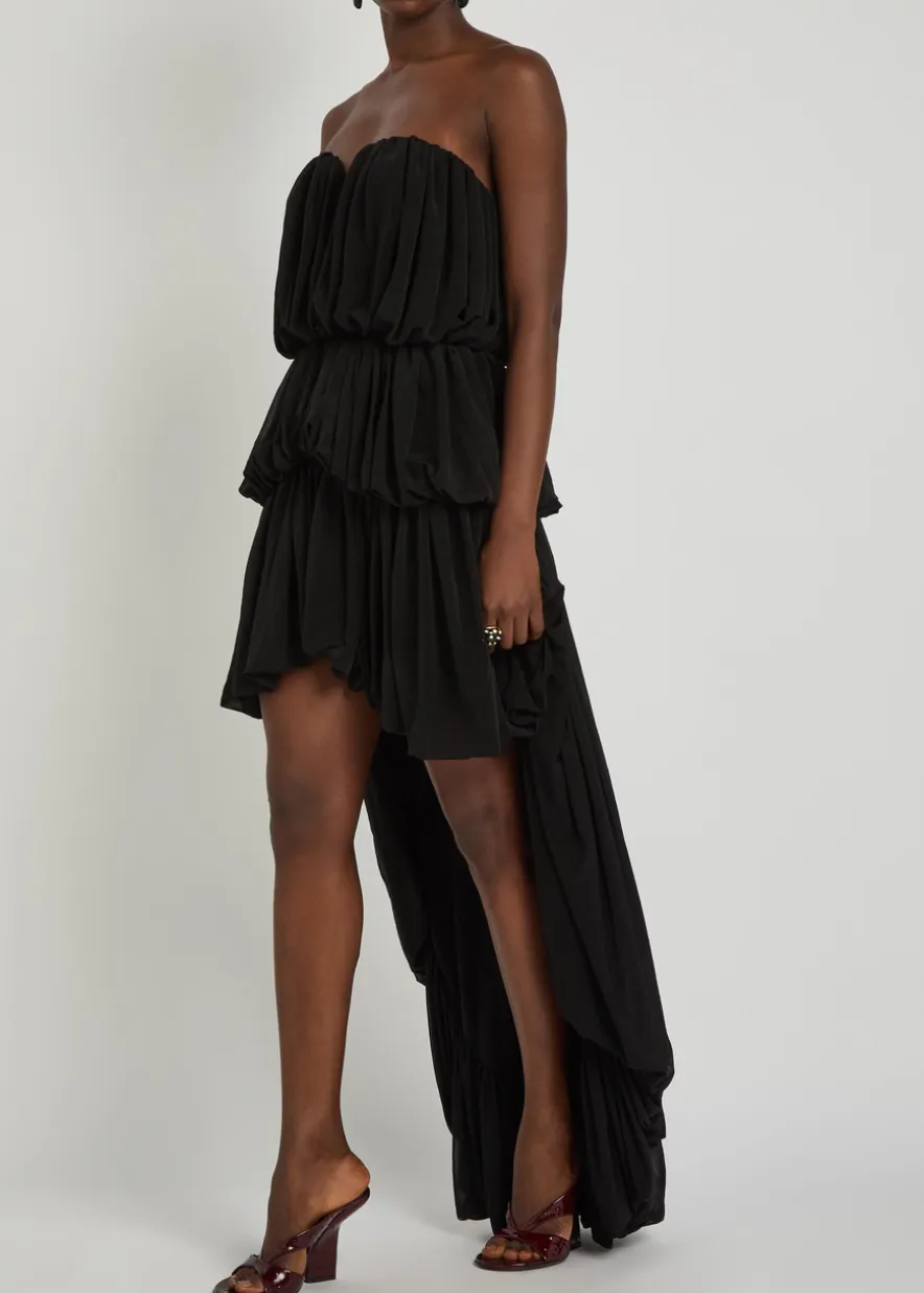 Aly gathered tissue jersey mini dress