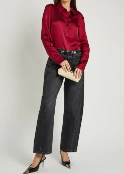 Amanda silk-blend shirt