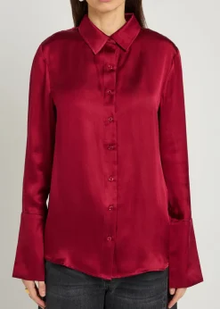 Amanda silk-blend shirt