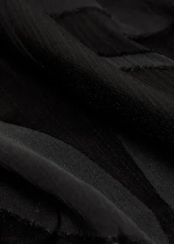Amaris devoré georgette mini dress