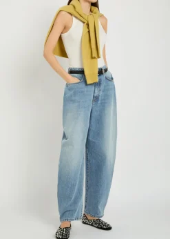 Amaya ribbed cotton and cashmere-blend tank top