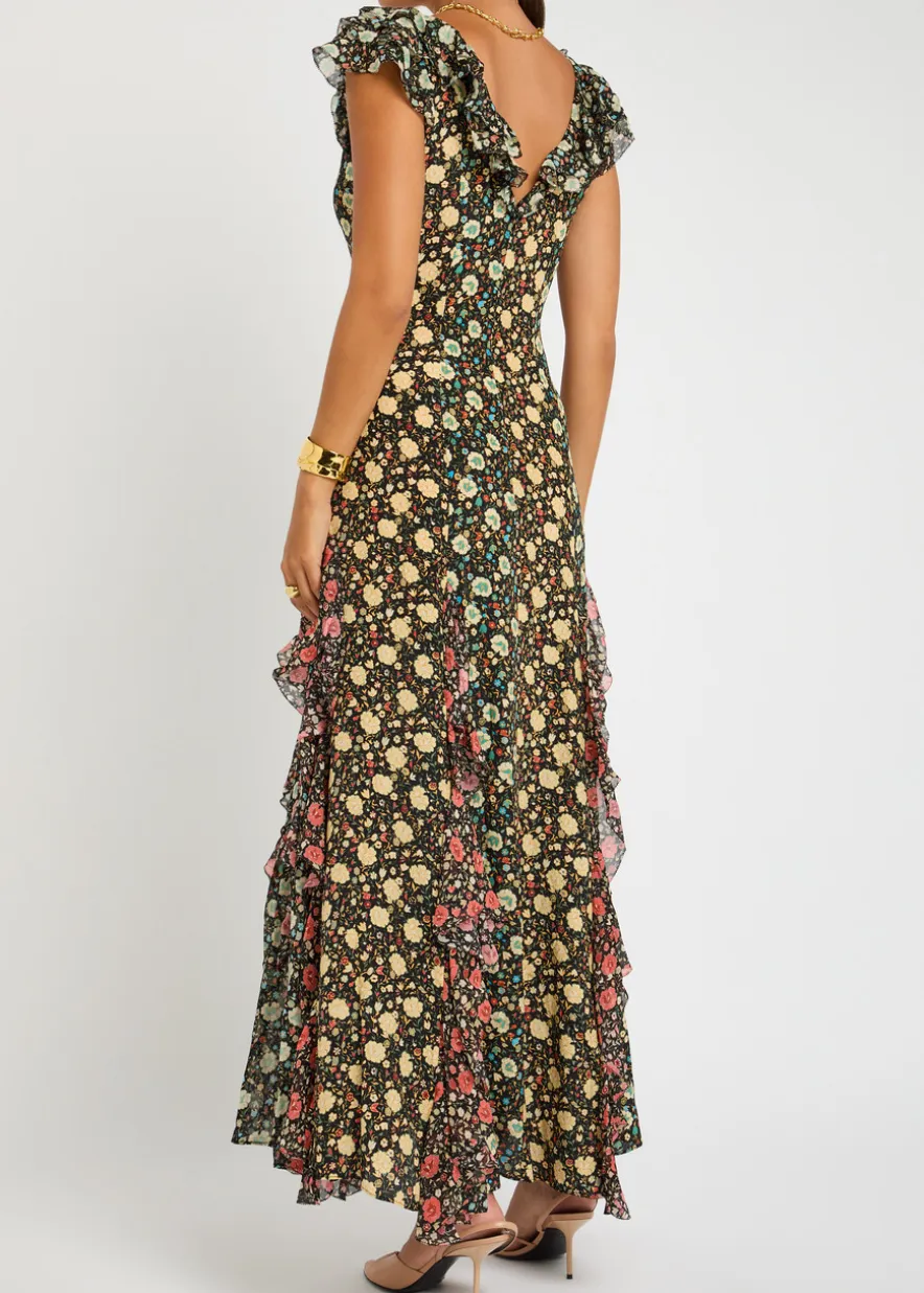 Ambika floral-print silk-chiffon maxi dress