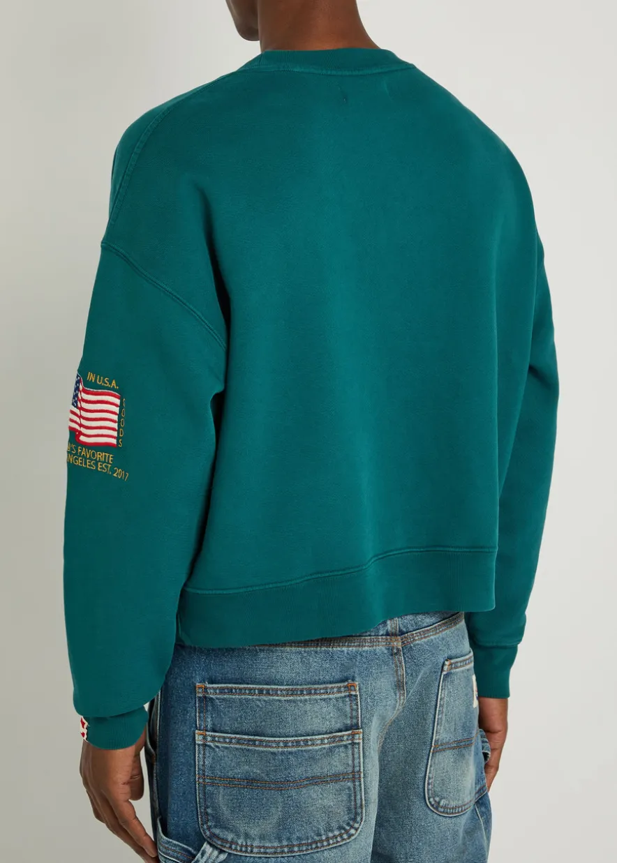 America's Favourite Crew-neck cotton sweatshirt