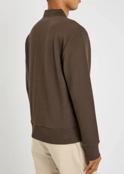 Amery waffle-knit polo shirt