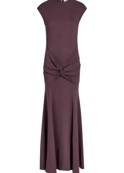 Ames twisted jersey maxi dress