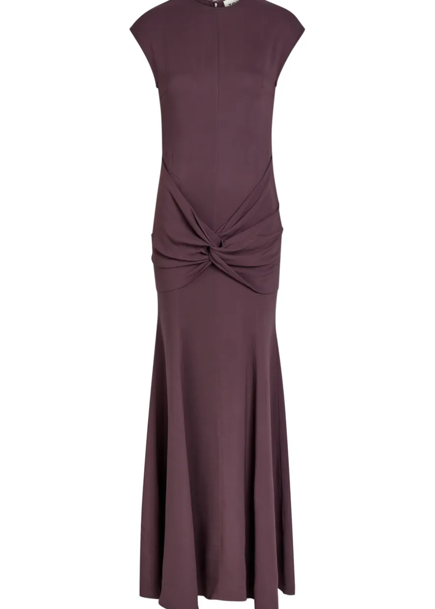 Ames twisted jersey maxi dress