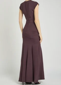 Ames twisted jersey maxi dress