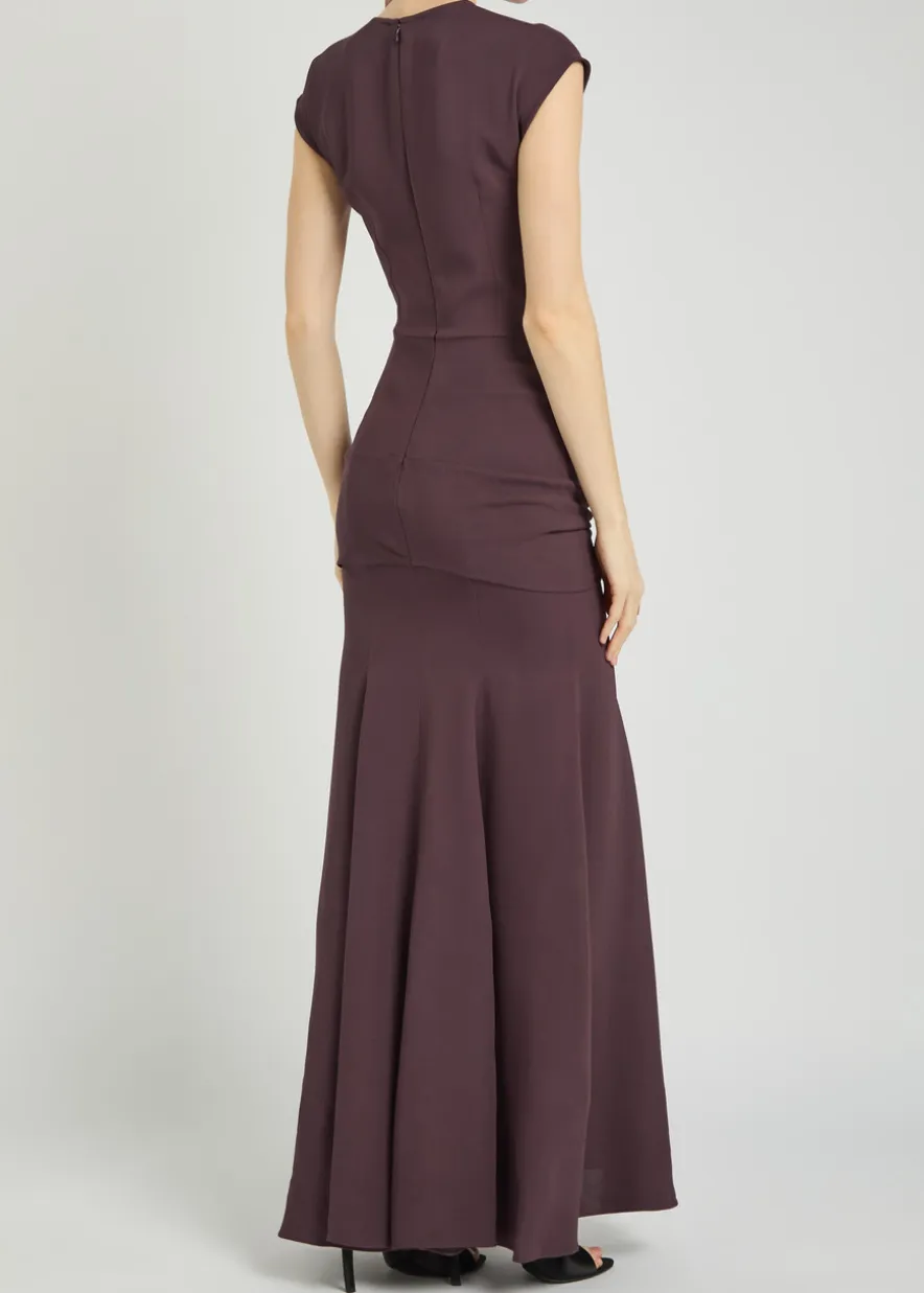 Ames twisted jersey maxi dress
