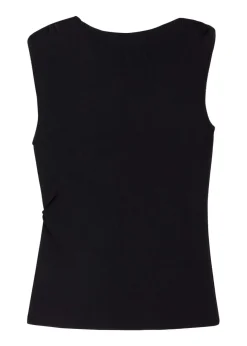 Ami off-the-shoulder knitted tank