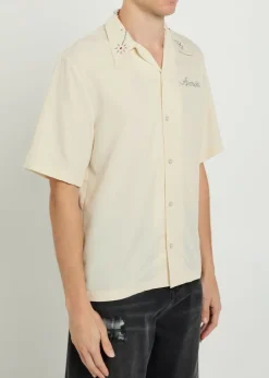 Amiri Stud embellished woven shirt