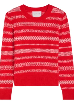 Amity fair isle brushed alpaca-blend jumper