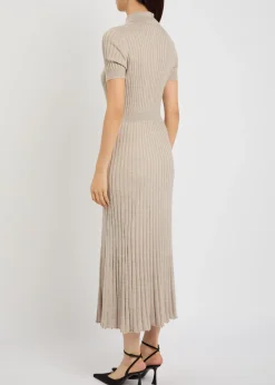 Amor ribbed cashmere-blend midi dress