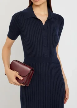 Amor ribbed cashmere-blend midi dress