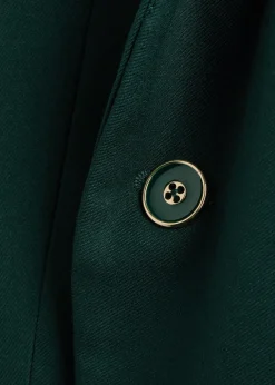 Amos double-breasted woven blazer jacket