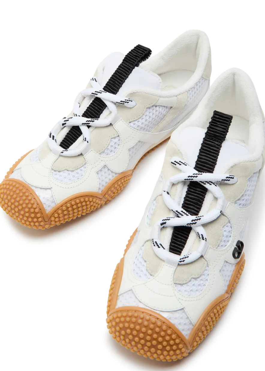 Amphibia panelled mesh sneakers