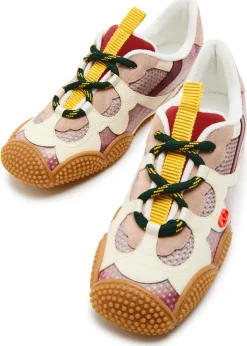 Amphibia panelled mesh sneakers