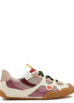 Amphibia panelled mesh sneakers