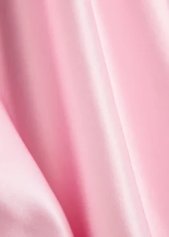 Amur heart satin midi dress